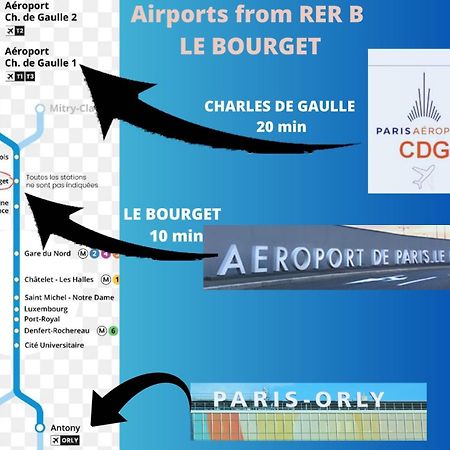 Апартаменти L'Eiffel - Self Checking, 20Min From Paris Дрансі Екстер'єр фото